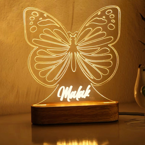 Veilleuse Butterfy personnalisée
